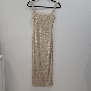 Meshki Sequin Midi Dress